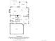 Floor plan displaying the living room, kitchen, dining room, and garage at 6470 Amur Ct, Castle Rock, CO 80108