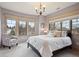 Bright bedroom with neutral colors, large windows, and a comfortable chair at 115 S Jasmine St, Denver, CO 80224
