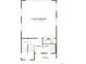 Floorplan showcasing 2-car garage dimensions and adjacent entry, lawn, and porch access at 1227 Rhett Dr, Erie, CO 80026