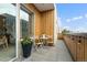 Outdoor patio with seating offering a great space for relaxing and enjoying the fresh air at 3233 Tejon St # 305, Denver, CO 80211