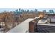 Rooftop view with modern railing and a skyline view of the city in the distance at 3615 Lipan St, Denver, CO 80211