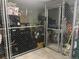 This storage unit is enclosed with chain link fencing and a lockable door for added security at 85 Rampart Way # 206, Denver, CO 80230