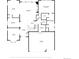 Main floor plan featuring a kitchen, living room, dining area, office, foyer, primary bedroom, and garage at 2460 Switch Grass Way, Castle Rock, CO 80109