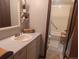 Updated bathroom with vanity and shower at 7505 W Yale St # 2103, Denver, CO 80227