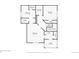 Second floor plan with bedrooms, bathrooms, and closets at 1563 High St, Denver, CO 80218