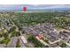 Beautiful aerial view of the community with Cherry Creek Reservoir visible in the distance at 2366 S Troy St, Aurora, CO 80014