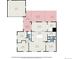 Detailed floor plan showcasing layout, room dimensions, and spatial relationships of the home at 1892 S Meade St, Denver, CO 80219