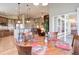 Breakfast nook with a view open to kitchen and living room at 14879 Xenia St, Thornton, CO 80602