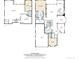 Detailed floor plan showcasing the layout of the home with room dimensions and total square footage at 14879 Xenia St, Thornton, CO 80602