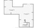 Basement blueprint showcasing the dimensions and layout of the unfinished basement for potential customization at 17121 Desert Wine Ln, Parker, CO 80134