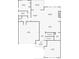 Detailed floorplan illustrating the layout of rooms, dimensions, and features of the home's main level at 17121 Desert Wine Ln, Parker, CO 80134