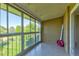 Spacious balcony overlooking a verdant landscape at 3082 S Wheeling Way # 408, Aurora, CO 80014
