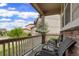 Inviting front porch with seating area and views of the neighborhood at 26143 E Fremont Pl, Aurora, CO 80016