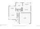 Schematic diagram outlining the dimensions and layout of the first floor at 2358 Dogwood Cir, Louisville, CO 80027