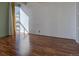 Empty bedroom with hardwood floors and bright lighting at 777 N Washington St # 802, Denver, CO 80203