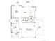 First floor plan featuring a great room, dining area, kitchen, flex room, two-car garage, and covered porch at 104 Wooten Ave, Brighton, CO 80601