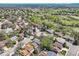 Expansive aerial view of a residential neighborhood, with well-maintained homes, tree-lined streets, and green spaces at 1977 S Urban St, Lakewood, CO 80228