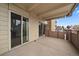 Spacious balcony with sliding glass doors overlooking the neighborhood at 700 N Washington St, Denver, CO 80203