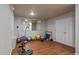 A variety of workout equipment and fitness balls, and wood floors at 700 N Washington St, Denver, CO 80203