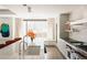 Modern kitchen features marble countertops and city views at 1133 14Th St # 2720, Denver, CO 80202