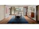 Elegant dining room with hardwood floors, modern furnishings, and lots of natural light at 101 S Humboldt St, Denver, CO 80209