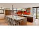 Modern kitchen with a large island, sleek cabinetry, stainless steel appliances, and an open layout at 101 S Humboldt St, Denver, CO 80209