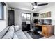 Home office with desk, sofa, and office equipment, perfect for working from home at 4930 Gray St, Denver, CO 80212