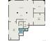 Basement floor plan showcasing the layout and dimensions of rooms at 7262 Serena Dr, Castle Pines, CO 80108