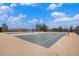 Well-maintained community tennis courts offer a recreational amenity for active residents at 23951 E Easter Pl, Aurora, CO 80016