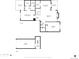 Full floor plan showing the layout of both levels including the bedrooms, living spaces, garage, and outdoor balconies at 12406 E Pacific Cir # D, Aurora, CO 80014