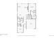 First floor plan of the home highlighting the kitchen, living room, dining room, and primary bedroom at 4625 Walden Ct, Denver, CO 80249