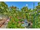 Vibrant community garden with sunflowers and colorful flowers with a small seating area to relax at 13850 E Marina Dr # 506, Aurora, CO 80014