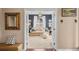 Comfortable living room showcasing a stylish sofa and a plush ottoman at 2575 Mccracken Ln, Castle Rock, CO 80104