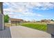 The expansive backyard is perfect for outdoor activities and entertaining at 16500 Timber Cove St, Hudson, CO 80642