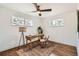 Bright home office with wood floors, modern ceiling fan and desk at 9455 W 37Th Ave, Wheat Ridge, CO 80033