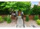 Charming home exterior with a manicured lawn, wood accents, and stone walkway to entrance at 3727 Tejon St, Denver, CO 80211