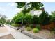 Street view of home with professionally landscaped front yard with lush trees and plantings at 3727 Tejon St, Denver, CO 80211