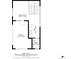 A floor plan showing the layout of the upper level, including sitting room and balcony at 3727 Tejon St, Denver, CO 80211