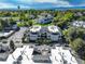 Birds eye view of this townhome community featuring well maintained landscaping and mature trees at 1820 Newland Ct # 213, Lakewood, CO 80214