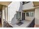 This cozy balcony has space for a small table and chairs at 1820 Newland Ct # 213, Lakewood, CO 80214