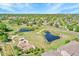 Aerial view of the neighborhood, Carson Park, and walking trails at 14333 E Napa Pl # 5D, Aurora, CO 80014