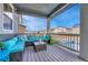 Inviting covered patio with cozy seating, ideal for enjoying the outdoor view and fresh air at 1066 S Eaton Park Ct, Aurora, CO 80018