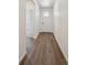 Welcoming entryway featuring durable wood-look flooring and a bright white door at 6501 14Th St, Frederick, CO 80530