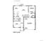 First floor plan showcasing a spacious kitchen and 2-car garage at 3274 Belleville Ridge Rd, Elizabeth, CO 80107