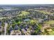 Expansive aerial view of a suburban neighborhood with lush greenery and a golf course winding through at 13891 Muirfield Ct, Broomfield, CO 80023