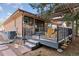 A spacious deck offers great backyard views and outdoor enjoyment with stylish railings at 7500 E Dartmouth Ave # 8, Denver, CO 80231