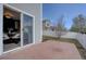 View of the patio and fenced backyard area at 18997 E 51St Pl, Denver, CO 80249