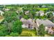 Expansive aerial view of the estate property showcasing lush landscaping, mature trees, and desirable neighborhood at 11070 Meade Ct, Westminster, CO 80031