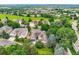 Aerial view of a residential area showcasing tree-lined streets, lush greenery, and well-maintained homes at 11070 Meade Ct, Westminster, CO 80031