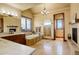 Luxurious bathroom with a soaking tub, walk-in shower, and dual vanities at 28800 Stonecrop Trl, Conifer, CO 80433